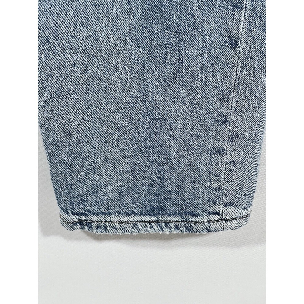 Lucky Brand Drew Mom Jeans Womens 8 29 Blue Denim High Rise Embroidered Retro - Picture 7 of 16
